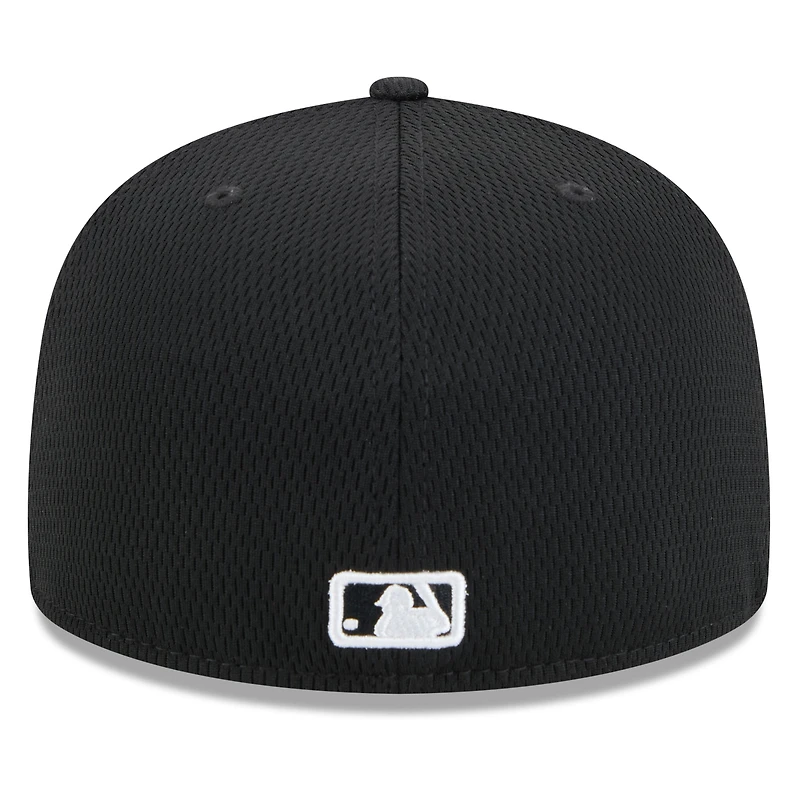 Casquette ajustée MLB Clubhouse 59FIFTY Toronto Blue Jays 2025 New Era noire pour homme