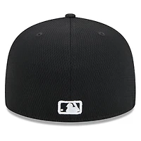 Casquette ajustée MLB Clubhouse 59FIFTY Toronto Blue Jays 2025 New Era noire pour homme