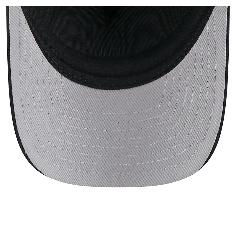 Men's New Era Black Toronto Blue Jays City Initial 9FORTY A-Frame M-Crown Adjustable Trucker Hat
