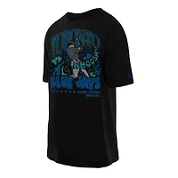 T-shirt surdimensionné noir à imprimé Whoosh des Blue Jays de Toronto pour homme New Era