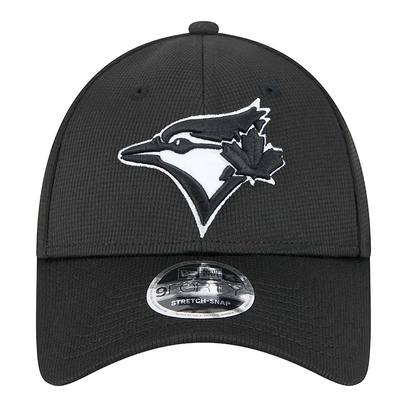 Casquette ajustable Pivot 9FORTY Toronto Blue Jays noire New Era pour homme