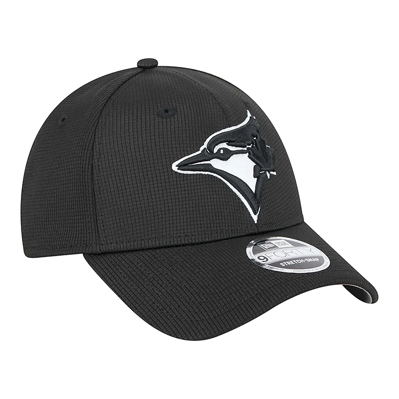 Casquette ajustable Pivot 9FORTY Toronto Blue Jays noire New Era pour homme