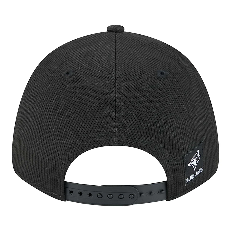 Casquette ajustable Pivot 9FORTY Toronto Blue Jays noire New Era pour homme