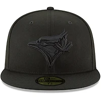 Men's New Era Black Toronto Blue Jays Primary Logo Basic 59FIFTY Fitted Hat