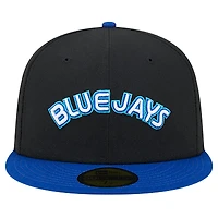 Casquette ajustée 59FIFTY d'entraînement de printemps rétro des Blue Jays Toronto New Era pour hommes