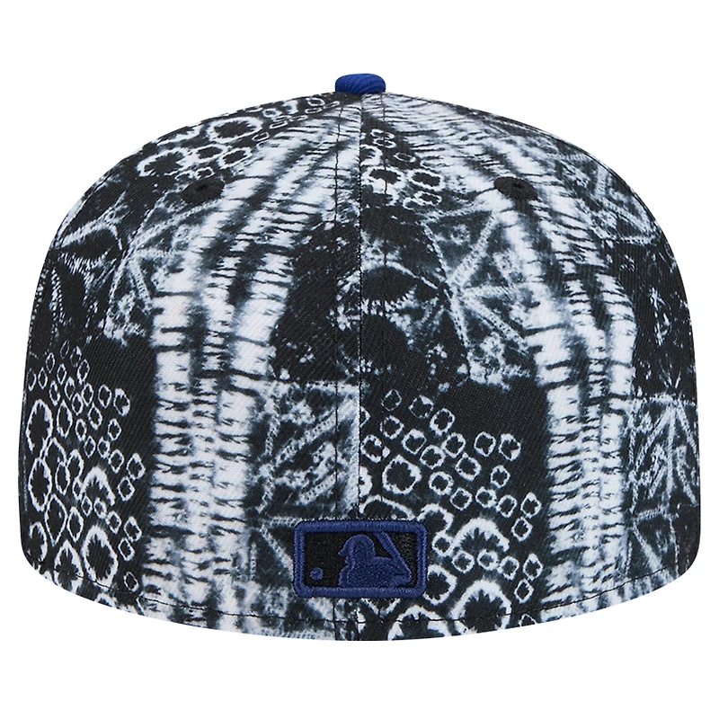 Casquette ajustée 59FIFTY noire des Blue Jays de Toronto New Era pour hommes