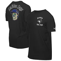 Men's New Era Black Toronto Blue Jays Sugar Skulls T-Shirt