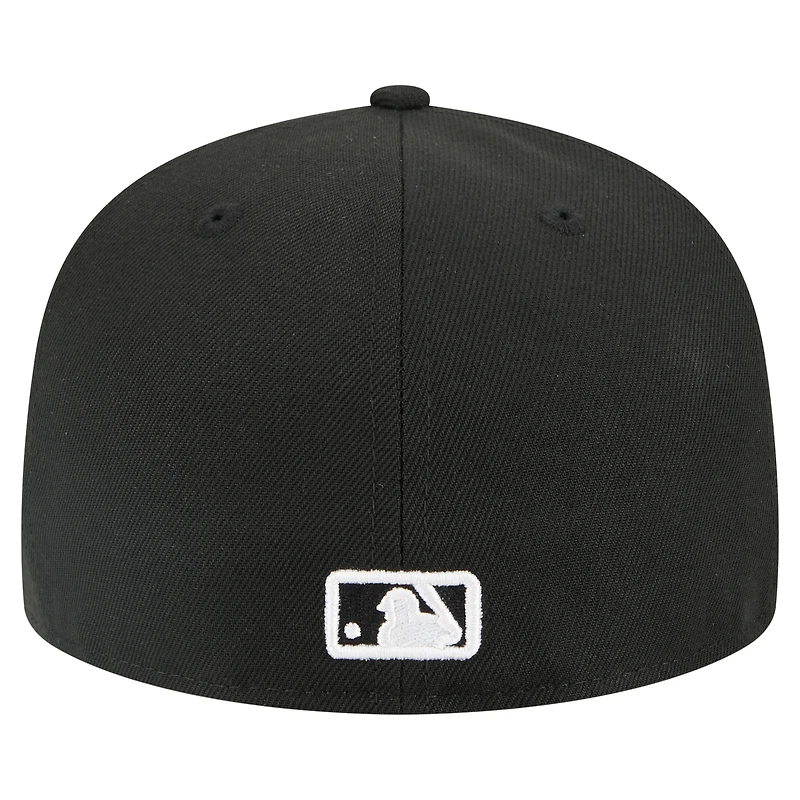Men's New Era Black Toronto Blue Jays Tri-Hit 59FIFTY Fitted Hat