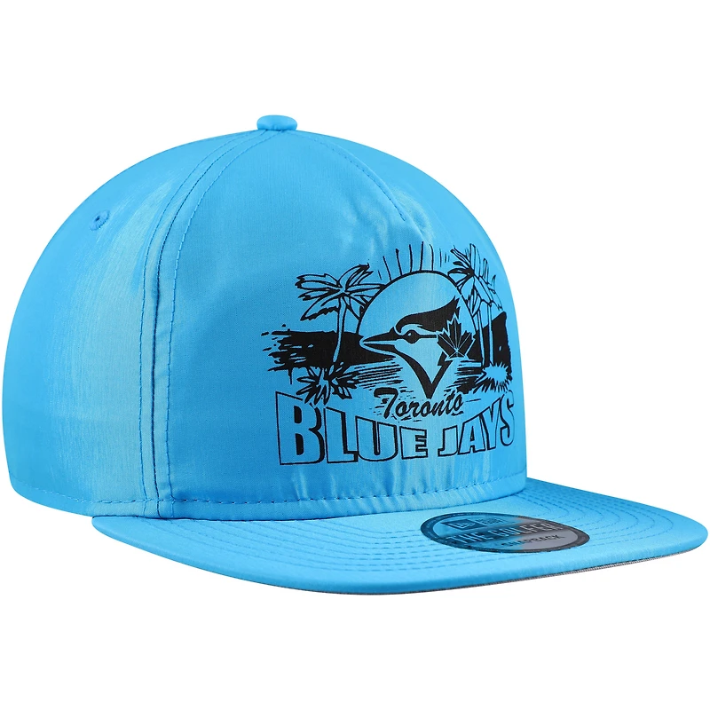 Casquette Snapback de golfeur fluo des Blue Jays de Toronto New Era bleue pour hommes
