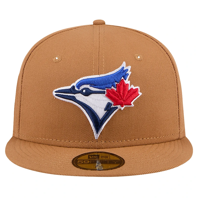 Casquette ajustée 59FIFTY marron des Blue Jays de Toronto New Era pour hommes