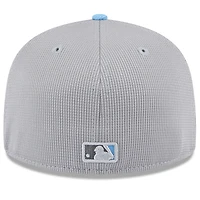 Casquette ajustée 59FIFTY Toronto Blue Jays 2025 pour homme New Era grise