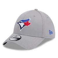 Casquette flexible Active Pivot 39THIRTY des Blue Jays de Toronto New Era pour hommes, grise