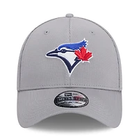 Casquette flexible Active Pivot 39THIRTY des Blue Jays de Toronto New Era pour hommes, grise