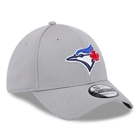 Casquette flexible Active Pivot 39THIRTY des Blue Jays de Toronto New Era pour hommes, grise