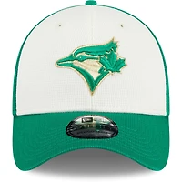 Casquette flexible 39THIRTY authentique de la Saint-Patrick des Blue Jays Toronto New Era pour hommes, verte