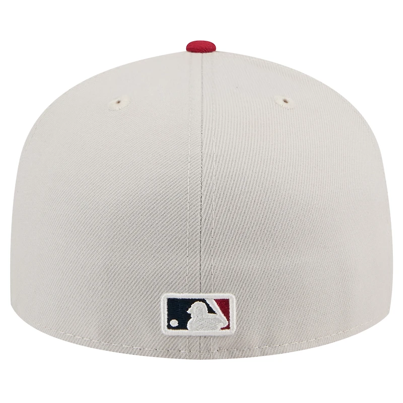 Men's New Era Khaki/Red Toronto Blue Jays 2024 MLB Canada Day 59FIFTY Fitted Hat