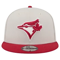 Casquette ajustée 9FIFTY pour la fête du Canada de la MLB 2024 des Blue Jays de Toronto New Era kaki/rouge pour hommes