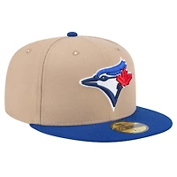 Casquette ajustée 59FIFTY Toronto Blue Jays de New Era pour homme en kaki