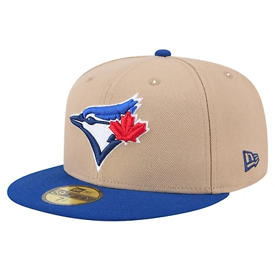 Casquette ajustée 59FIFTY Toronto Blue Jays de New Era pour homme en kaki