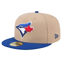 Casquette ajustée 59FIFTY Toronto Blue Jays de New Era pour homme en kaki