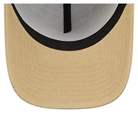 Men's New Era Khaki Toronto Blue Jays Logo Essentials 9FORTY A-Frame Adjustable Hat