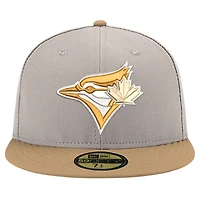 Casquette ajustée Panama 59FIFTY kaki Toronto Blue Jays de New Era pour homme