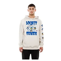 Men's New Era Light Beige Toronto Blue Jays Looney Tunes Hoodie