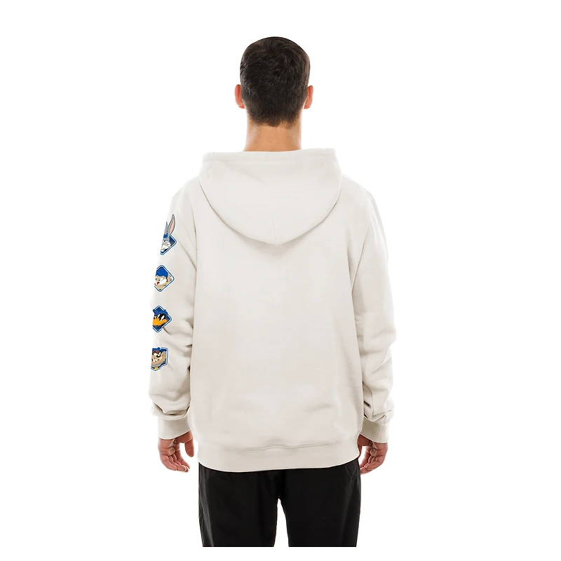 Men's New Era Light Beige Toronto Blue Jays Looney Tunes Hoodie