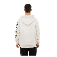 Men's New Era Light Beige Toronto Blue Jays Looney Tunes Hoodie