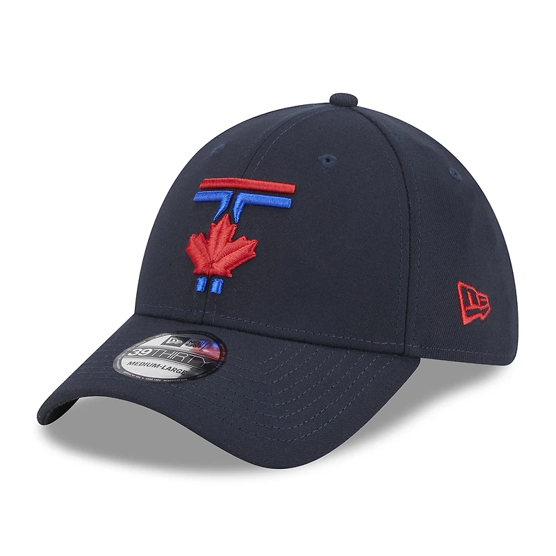 Men's New Era Navy Toronto Blue Jays 2024 City Connect 39THIRTY Flex Hat