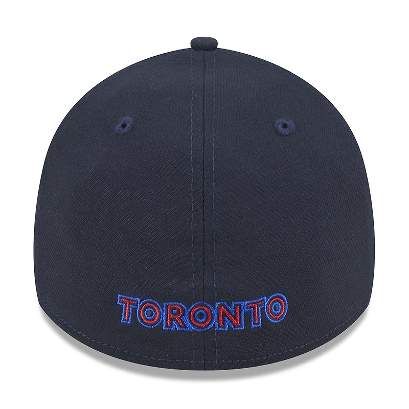 Men's New Era Navy Toronto Blue Jays 2024 City Connect 39THIRTY Flex Hat
