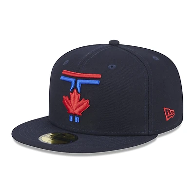 Men's New Era Navy Toronto Blue Jays 2024 City Connect 59FIFTY Fitted Hat