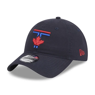 Casquette réglable bleu marine Toronto Blue Jays 2024 City Connect 9TWENTY New Era pour hommes