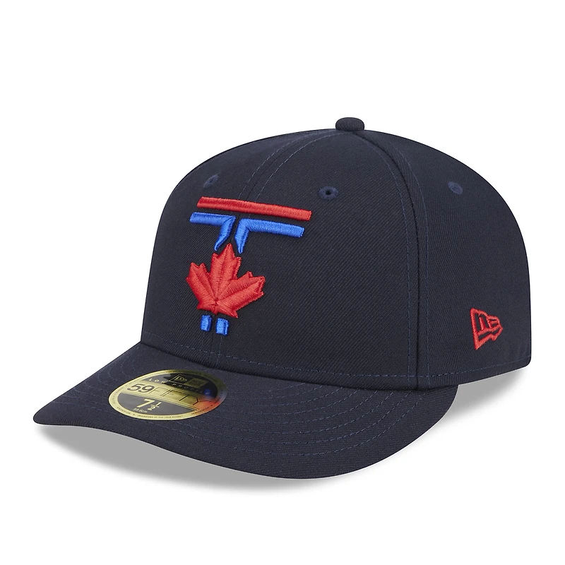 Men's New Era Navy Toronto Blue Jays 2024 City Connect Low Profile 59FIFTY Fitted Hat