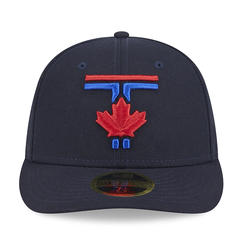 Men's New Era Navy Toronto Blue Jays 2024 City Connect Low Profile 59FIFTY Fitted Hat