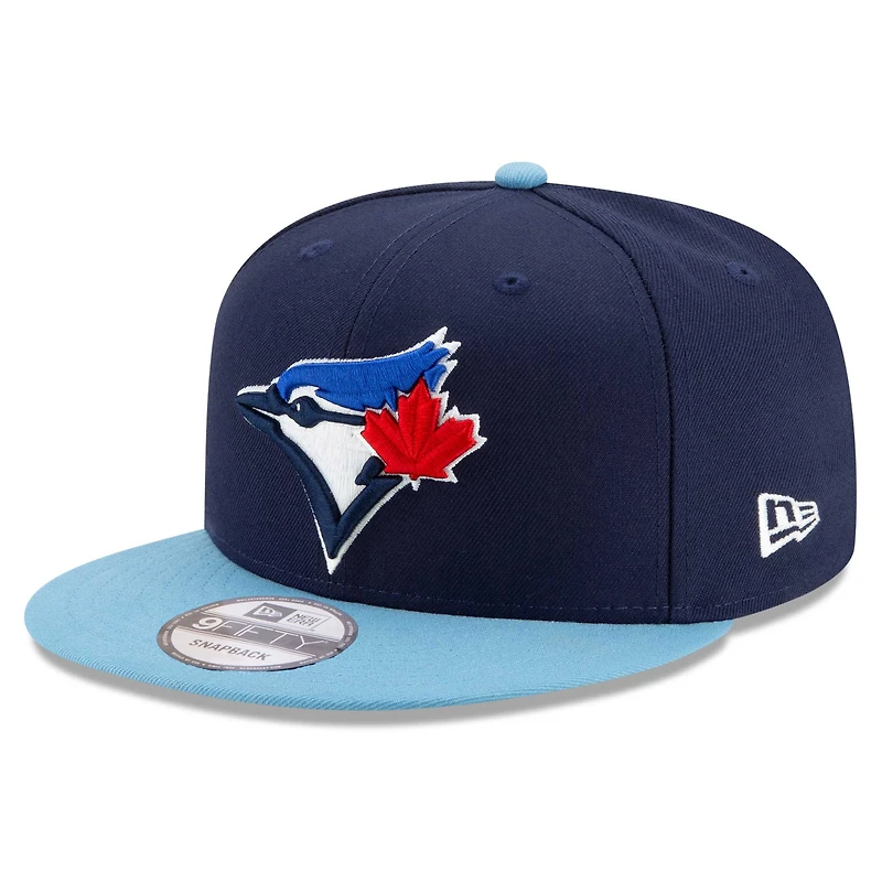 Men's New Era Navy Toronto Blue Jays 50th Season On-Field 9FIFTY Snapback Hat
