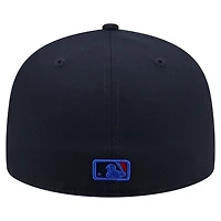Men's New Era Navy Toronto Blue Jays 50th Season Patch City Connect 59FIFTY Fitted Hat