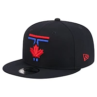 Men's New Era Navy Toronto Blue Jays 50th Season Patch City Connect 9FIFTY Snapback Hat