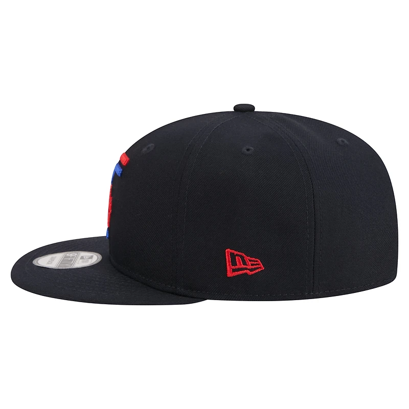 Men's New Era Navy Toronto Blue Jays 50th Season Patch City Connect 9FIFTY Snapback Hat