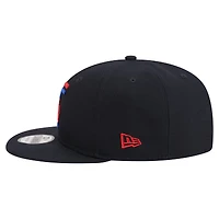Men's New Era Navy Toronto Blue Jays 50th Season Patch City Connect 9FIFTY Snapback Hat