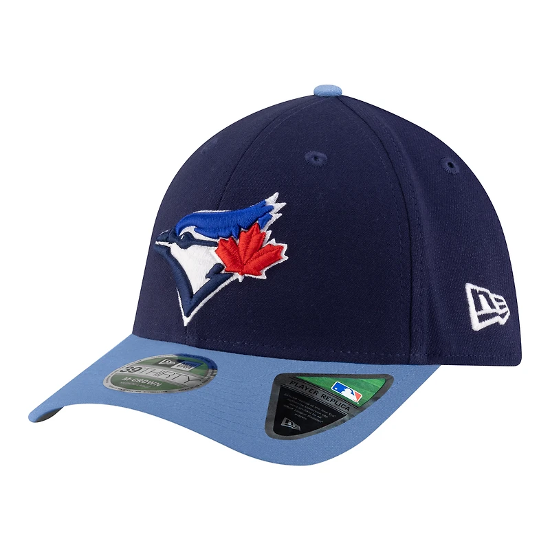 Men's New Era Navy Toronto Blue Jays Alternate Player Replica 39THIRTY M-Crown Flex Hat