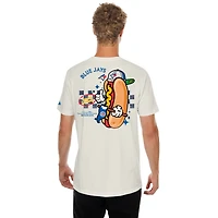 Men's New Era Oatmeal Toronto Blue Jays Hot Dog T-Shirt