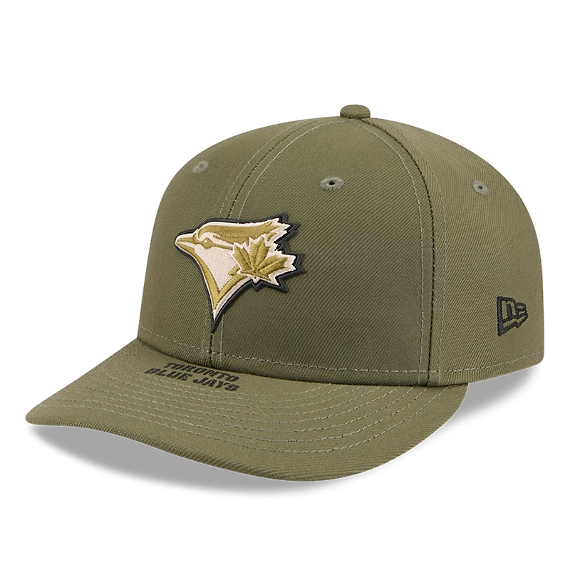 Men's New Era Olive Toronto Blue Jays 2026 Armed Forces Day Low Profile 59FIFTY Fitted Hat