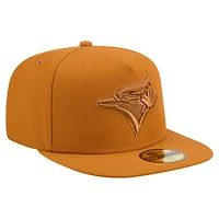 Casquette ajustée A-Frame 59FIFTY orange des Blue Jays de Toronto pour homme New Era