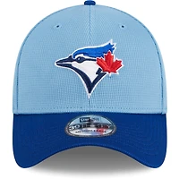 Men's New Era Powder Blue Toronto Jays 2024 Batting Practice On-Field 39THIRTY Flex Hat