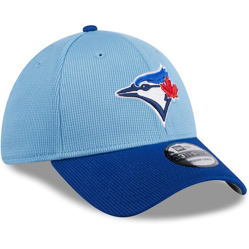 Men's New Era Powder Blue Toronto Jays 2024 Batting Practice On-Field 39THIRTY Flex Hat