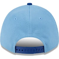 Casquette ajustable 9FORTY pour hommes, bleu poudre, Toronto Blue Jays 2024, entraînement au bâton sur le terrain, New Era