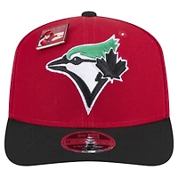Men's New Era Red/Black Toronto Blue Jays 2024 Big League Chew Flavor Pack 9SEVENTY Adjustable Hat
