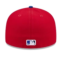 Casquette ajustée New Era rouge/bleu roi des Blue Jays de Toronto, édition spéciale Fête du Canada 2026 (59FIFTY)