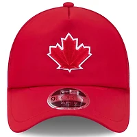 Men's New Era Red Toronto Blue Jays 2026 Batting Practice Alternate Apex 9FORTY Adjustable Hat
